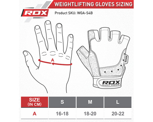 Перчатки для фитнеса женские RDX Amara M