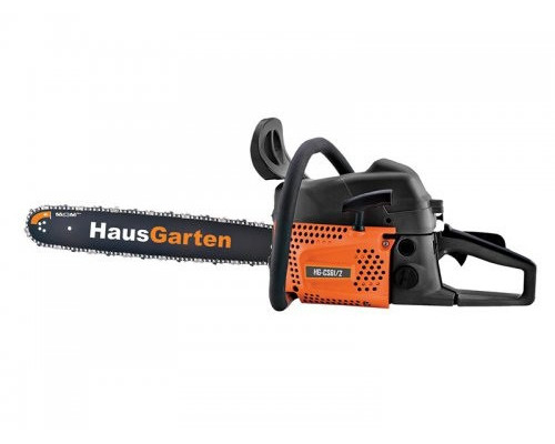 Бензопила цепная HAUSGARTEN HG-CS61/2, 45 см + 51см, 3,0 кВт, очки, перчатки