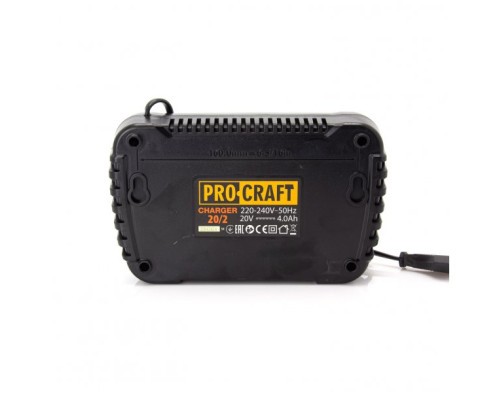Зарядний пристрій PRO-CRAFT 20/2 UNIVERSAL