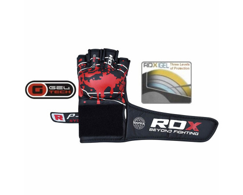 Перчатки ММА RDX Blood S