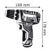 Аккумуляторная дрель-шуруповёрт Bosch GSR 10,8-2-LI (0601868101)