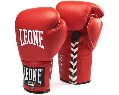Боксерские перчатки Leone Supreme Red 8 ун.