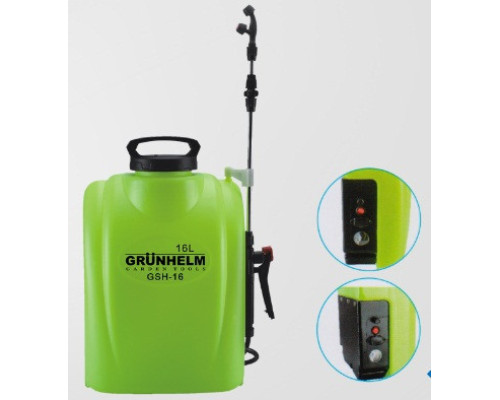Обприскувач акумуляторний Grunhelm GHS-16