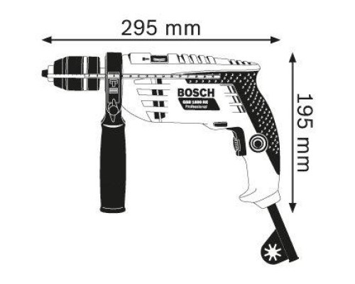Ударная дрель BOSCH GSB 1600 RE Professional