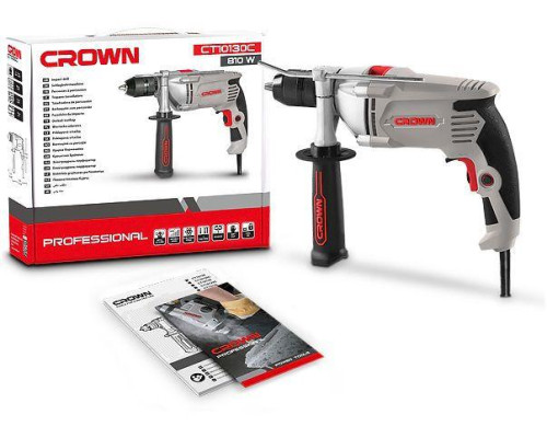 Дрель ударная CROWN CT10130C