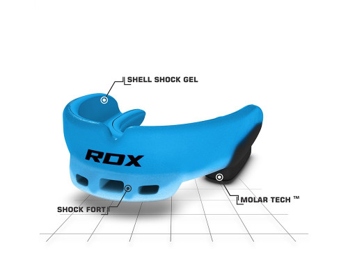 Капа боксерская RDX GEL 3D Elite Blue
