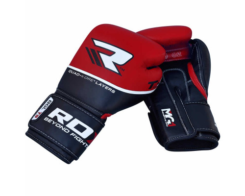 Боксерские перчатки RDX Quad Kore Red 16 ун.