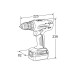 Аккумуляторный шуруповерт MAKTEC MT071E