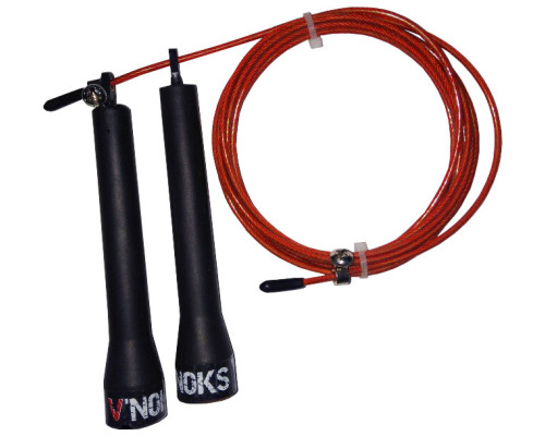 Скакалка для кроссфита V`Noks Steel оранжевая