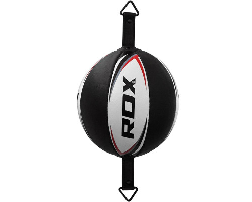 Боксерская груша на растяжке RDX White с резиновым жгутом