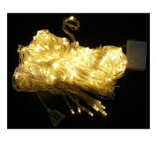 Гирлянда Водопад 320LED, 3x3м С заглушкой (10x32LED) Белый (теплый)