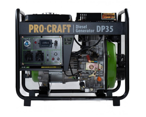 Генератор дизельний PRO-CRAFT DP35 UNIVERSAL + Олива PROCRAFT 4T DIESEL 1.4л