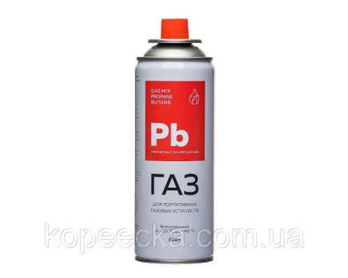 Газ для портативних пальників PB gaz butan 220g