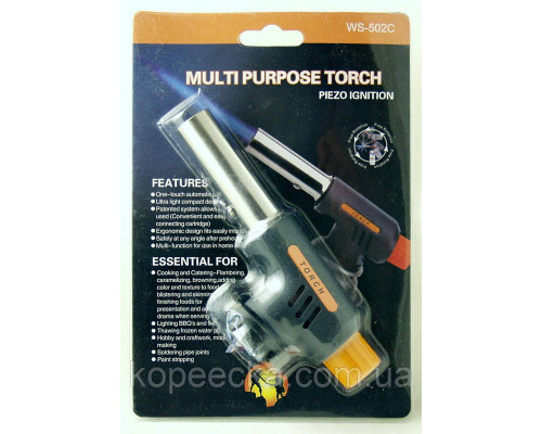 Газова пальник п'єзо Torch WS-503C