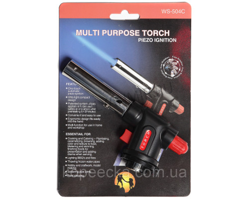 Газова пальник п'єзо Torch WS-504C
