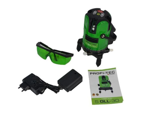 Лазерний нівелір PROFI-TEC 5GLL-30 Professional