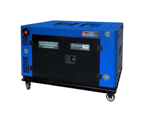 Генератор дизельний PROFI-TEC PE-12000SSDE (11 кВт, 220 В)