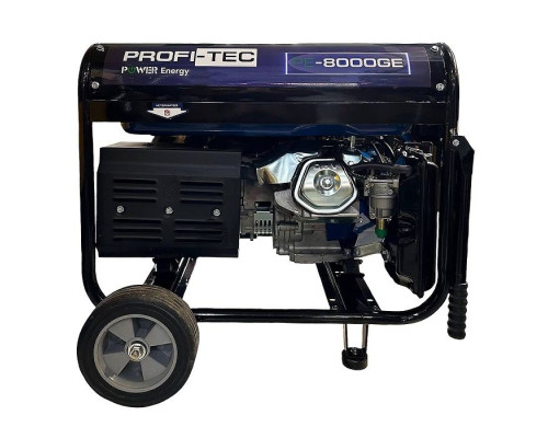 Генератор бензиновий PROFI-TEC PE-8000GE (8.0 кВт, електростартер)