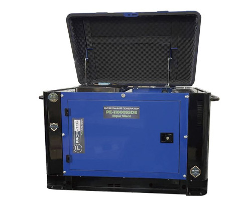 Генератор дизельний PROFI-TEC PE-11000SSDE (10 кВт, 220 В)