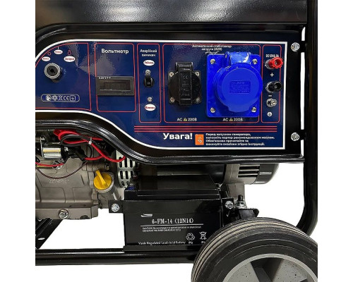 Генератор бензиновий PROFI-TEC PE-8000GE (8.0 кВт, електростартер)