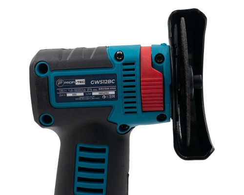 Акумуляторний міні різак PROFI-TEC GWS-12BC (2×2.0 Aг, зарядний пристрій)