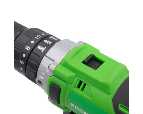 Акумуляторний дриль-шуруповерт PROFI-TEC DSH21BL (2×PT2040 (4.0 Аг), зарядний пристрій)