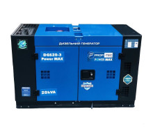 Генератор дизельний PROFI-TEC DGS20 Power MAX 15.5кВА/12.5кВт, 220V