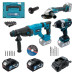 Акумуляторний набір інструментів PROFI-TEC Combo Set 3/5 POWERLine (PBH201BL, DTW800BL, DGA20BL) (2×PT2050MP (4.0 Аг), зарядний пристрій)