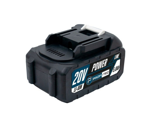 Акумуляторна батарея PROFI-TEC PT2050HE POWERLine (20 В / 4.0 Аг, високострумова, з індикатором)