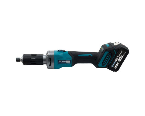 Акумуляторна пряма шліфувальна машина PROFI-TEC PDG36BL POWERLine (2×PT2040 (4.0 Аг), зарядний пристрій)