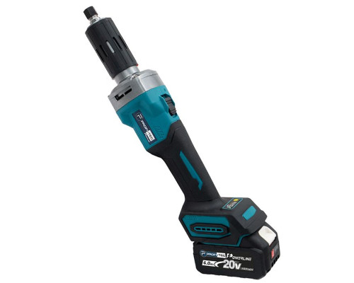 Акумуляторна пряма шліфувальна машина PROFI-TEC PDG36BL POWERLine (2×PT2040 (4.0 Аг), зарядний пристрій)