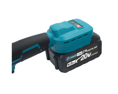 Акумуляторний кутовий гайковерт PROFI-TEC DWR1110BL POWERLine (2×PT2040 (4.0 Аг), зарядний пристрій)