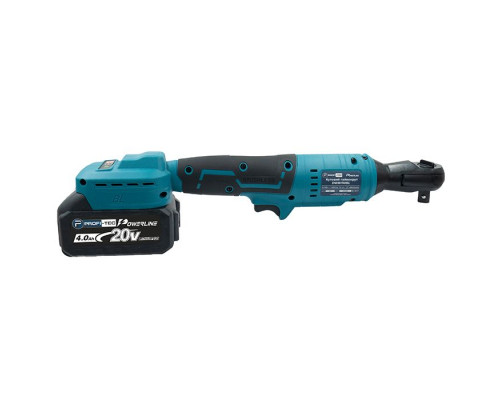 Акумуляторний кутовий гайковерт PROFI-TEC DWR1110BL POWERLine (2×PT2040 (4.0 Аг), зарядний пристрій)