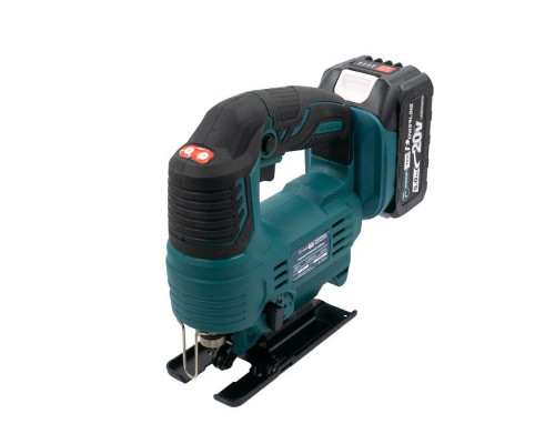 Акумуляторний лобзик PROFI-TEC PGS2080BL POWERLine (2×PT2050 (4.0 Аг), зарядний пристрій)