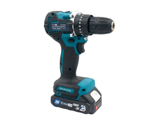 Акумуляторний шуруповерт PROFI-TEC PCD4020BL POWERLine (2×PT2020MP (2.0 Аг), зарядний пристрій)