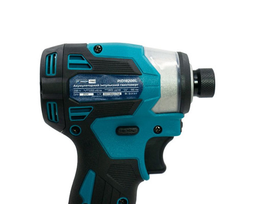 Акумуляторний імпульсний гвинтоверт PROFI-TEC PID1820BL POWERLine (без акумулятора та зарядного пристрою)