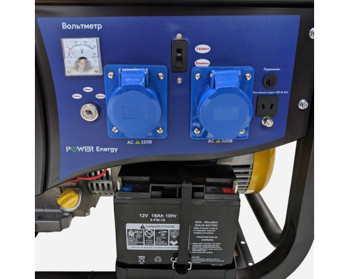 Генератор бензиновий PROFI-TEC PE-9000GE (8.5 кВт, електростартер)