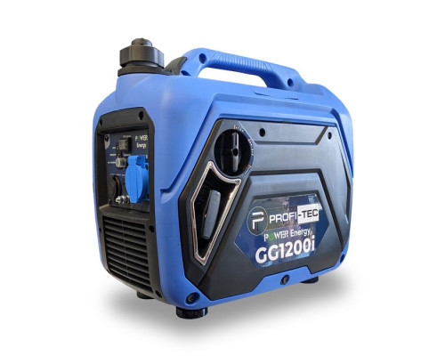 Інверторний бензиновий генератор PROFI-TEC GG1200i (1200 Вт)