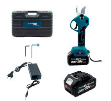 Акумуляторний секатор PROFI-TEC PES20BL POWERLine (2 х 4.0 Аг, зарядний пристрій)