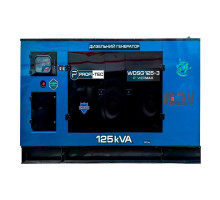 Генератор дизельний PROFI-TEC WDSG125-3 Power MAX (125 кВА/100 кВт, промисловий двигун WEICHAI, China)