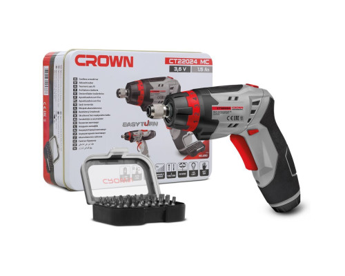 Аккумуляторная отвертка CROWN CT22024 MC