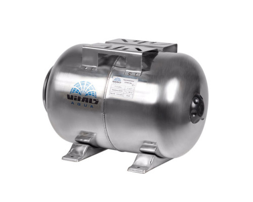 Гідроакумулятор нерж сталь 24л Vitals aqua UTHS 24