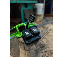 Аккумуляторная цепная бесщеточная пила FlinkerTEK АЦП-36V/6A PRO (6.0 Aч *2, зарядное устройство)