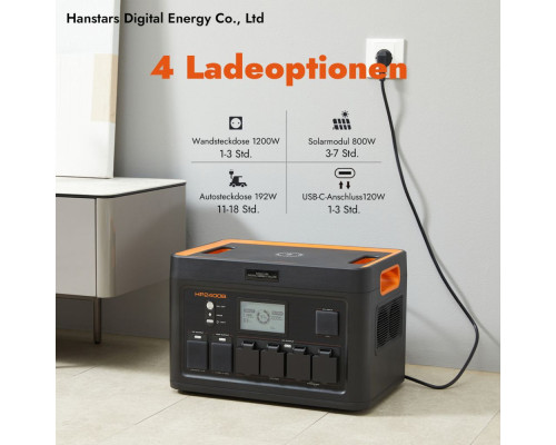 Портативна зарядна станція Hanstars HP2400B 1843Wh