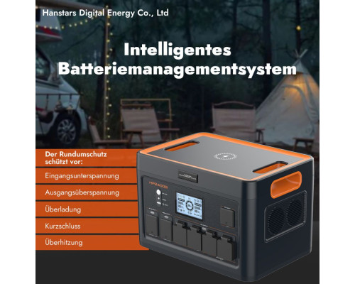 Портативна зарядна станція Hanstars HP2400B 1843Wh