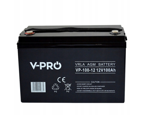 Акумулятор Volt Polska AGM VPRO 12V 100 Ah VRLA
