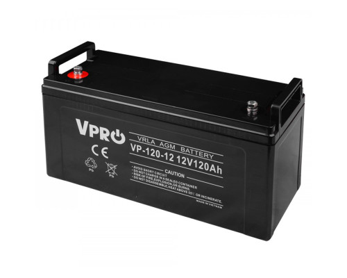 Акумулятор Volt Polska AGM VPRO 12V 120 Ah VRLA