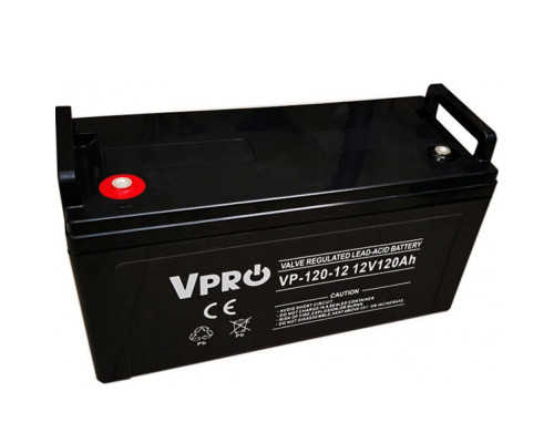 Акумулятор Volt Polska AGM VPRO 12V 120 Ah VRLA