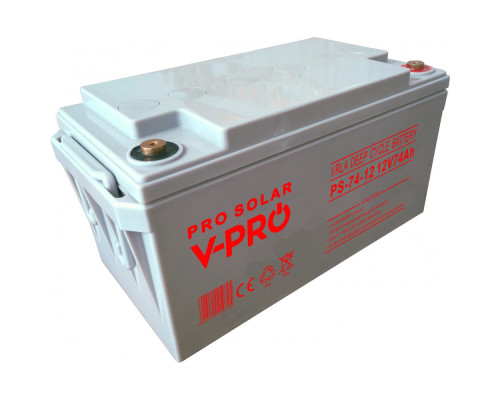 Акумулятор Volt Polska DEEP CYCLE VPRO SOLAR 12V 74 Ah VRLA