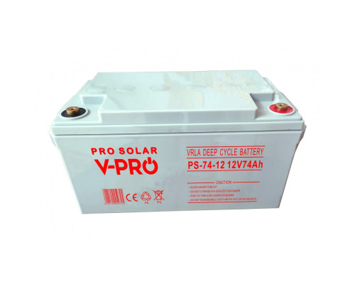 Акумулятор Volt Polska DEEP CYCLE VPRO SOLAR 12V 74 Ah VRLA